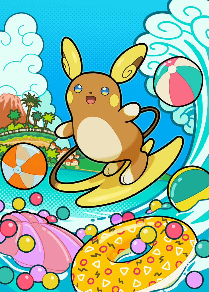 Alolan Raichu ex card