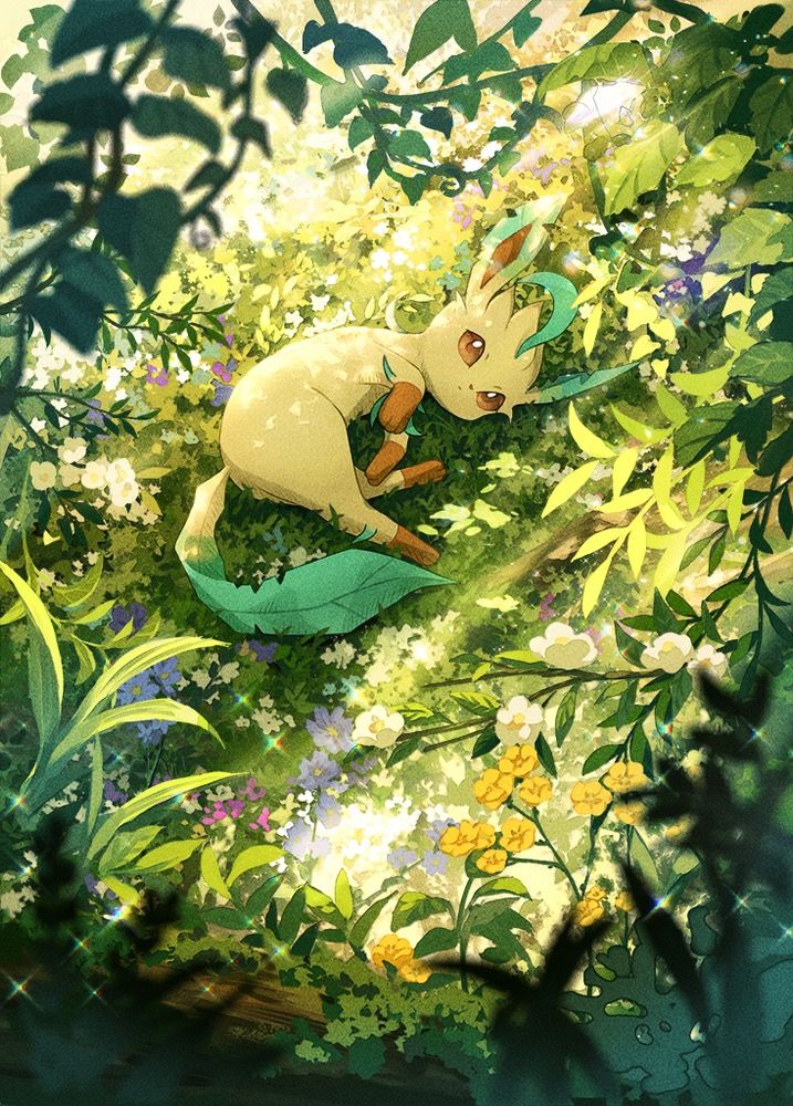 Leafeon ex card